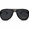 Themis Round Silver Black