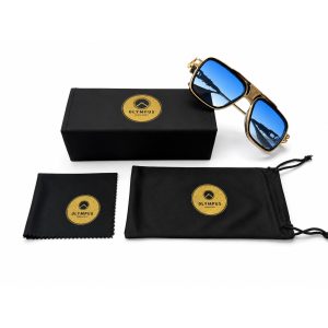 Olympus Themis Square Gold Blue – γυαλιά ηλίου UV400