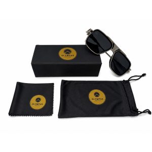 Olympus Themis Square Silver Black – γυαλιά ηλίου UV400